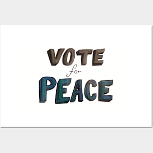 Vote for Peace Posters and Art